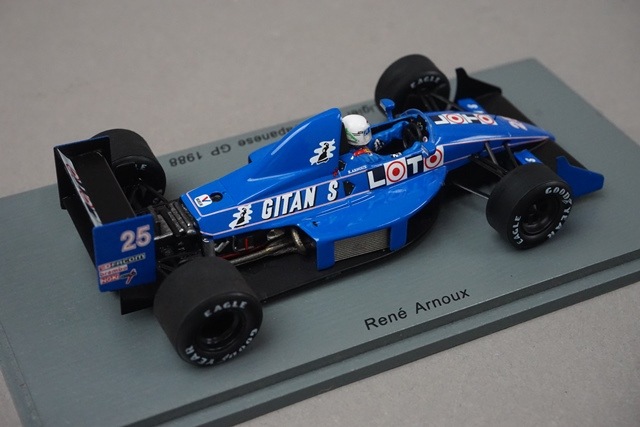 1/43 スパーク S3968 リジェ JS31 日本GP 1988 #25 R.アルヌー, Boost