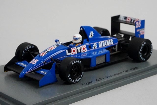 1/43 スパーク S3968 リジェ JS31 #25 日本GP 1988 R.アルヌー