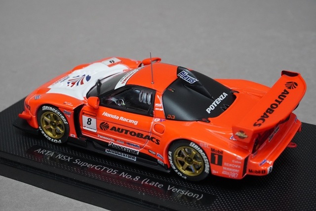 1/43 エブロ 43763 ホンダ ARTA NSX スーパーGT 2005 #8 後期型