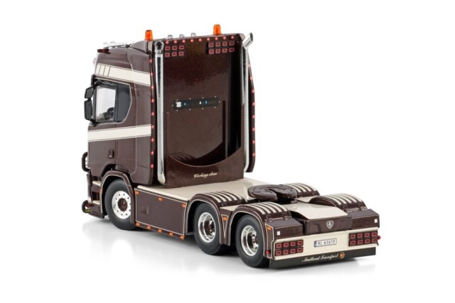 新品 01-4660 WSI 1/50 Madland SCANIA R HIGHLINE CR20H 6X2 TAG AXLE