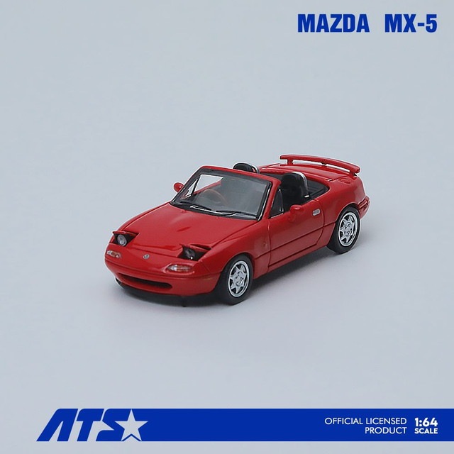 新品 ATS880107 ATS 1/64 マツダ Mazda MX-5 Initial D 頭文字D レッド
