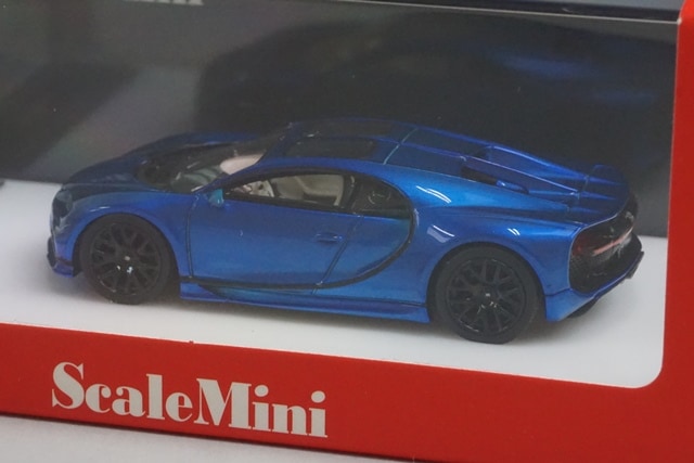 新品 SM6423009F ScaleMini 1/64 ブガッティ シロン Bugatti