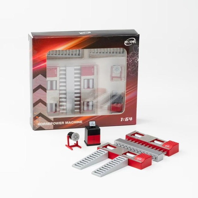 新品 ModelModel 1/64 シャーシダイナモ 馬力マシーン Horsepower