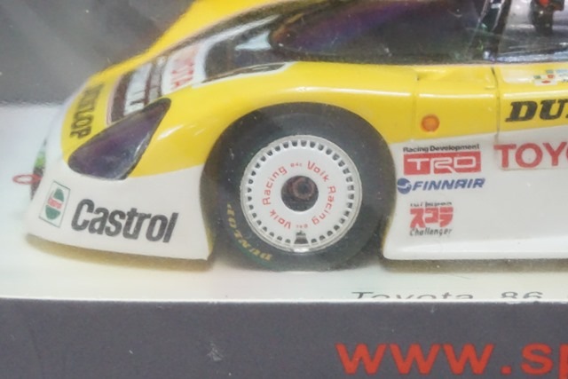 絶版 スパーク 1/43 トヨタ 86 C '86 ルマン / レイトン ハウス TOYOTA