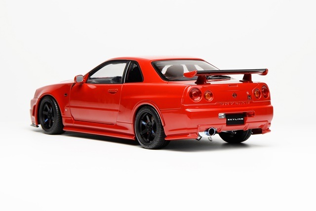 新品 M83411 モーターヘリックス 1/18 Nissan SKYLINE GT-R (R34