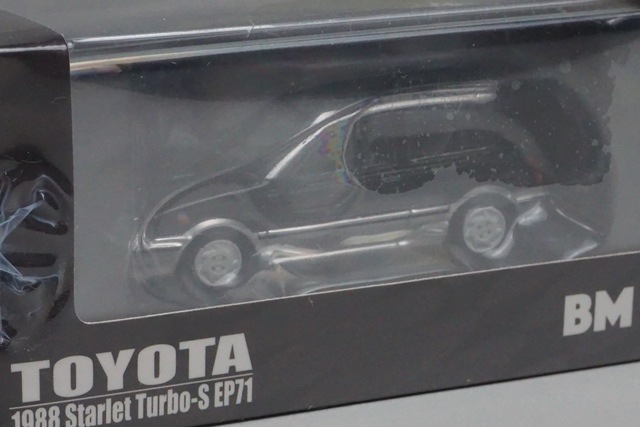 新品 64B0254 BM CREATIONS 1/64 トヨタ スターレット ターボ S 1988