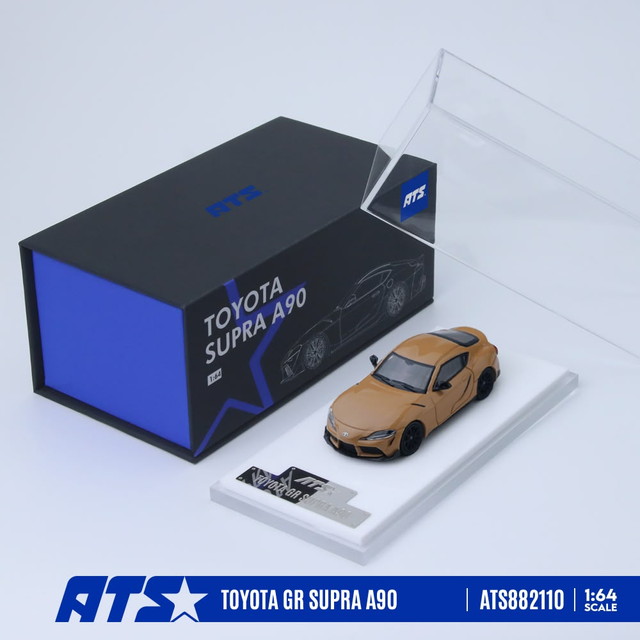 mgrmm　スープラ　ミニカー　四つセット　supra a90 1/64 予約 ATS882110 ATS 1/64 トヨタ スープラ Toyota GR Supra A90 Toffee
