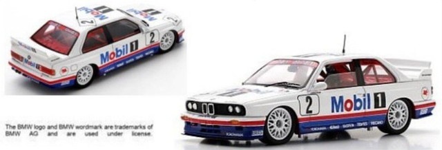 新品 SA249 スパーク 1/43 BMW E30 M3 #2 Macau Guia Race 1992