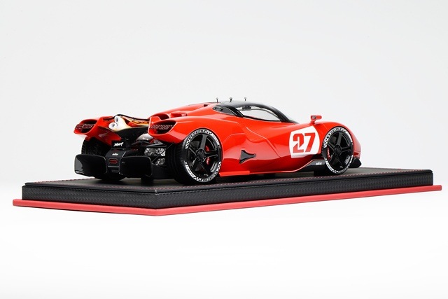 超希少nilu 27 レッドモデル ディスプレイカー日本限定2台 新品 モーターヘリックス 1/18 Nilu 27 NILU GILLES RED 世界49台限定