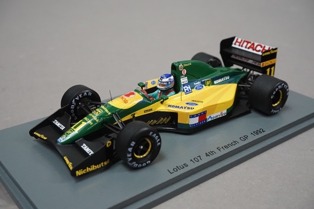 スパーク SPARK ロータス LOTUS 107 スパーク S5356 1/43 Lotus 107 No.12 French GP 1992 Johnny