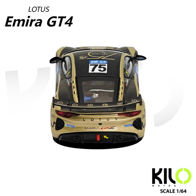 1/43 ロータス エミーラ ミニカー 予約 KLW0027-1 KILOworks 1/64 ロータス エミーラ LOTUS EMIRA GT4