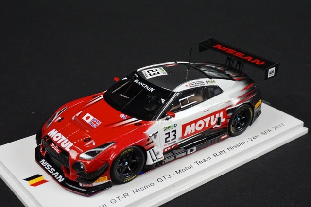 1/43 スパーク SB182 日産 GT-R ニスモ GT3 #23 モチュールチームRJN