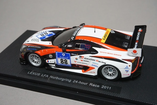 1/43 エブロ 44635 レクサス LFA Nurburgring 24H レース 2011 #88