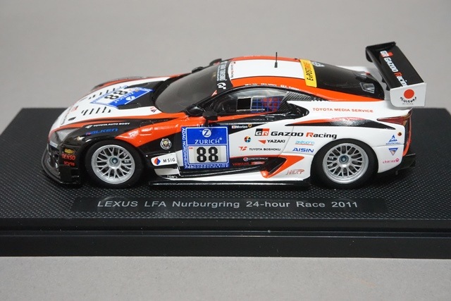 1/43 エブロ 44635 レクサス LFA Nurburgring 24H レース 2011 #88