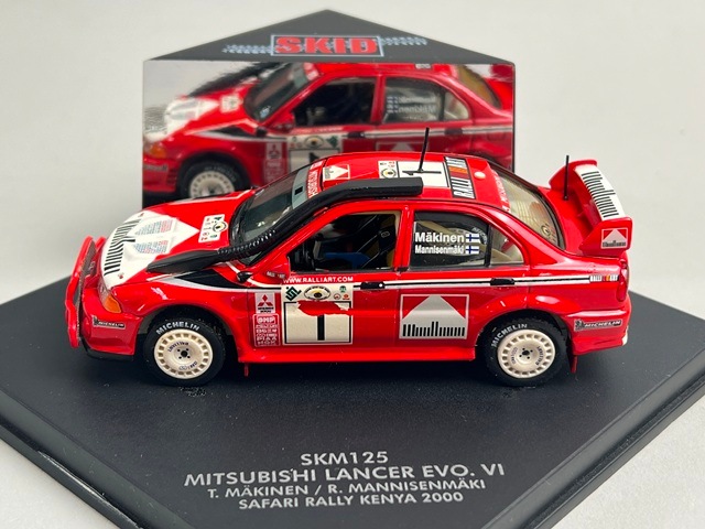 MITSUBISHI Dingo ミニカー 1/43 ビテス SKM125 三菱 ランサー EVO. VI SAFARI サファリラリー
