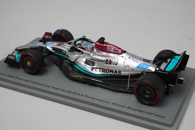 1/43 ���ѡ��� S8557 ��륻�ǥ�AMG �ڥȥ��ʥ� F1������ W13 E�ѥե����ޥ� �֥饸��GP ͥ�� 2022 #63 G.��å���