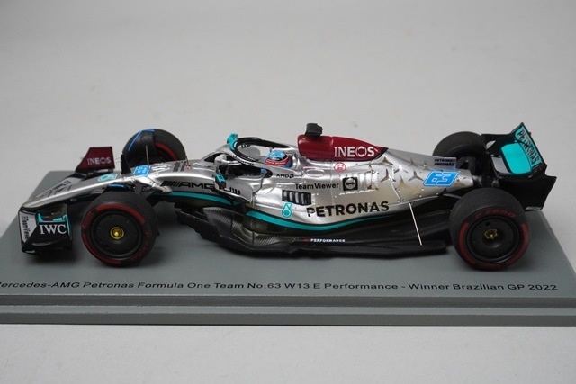 1/43 ���ѡ��� S8557 ��륻�ǥ�AMG �ڥȥ��ʥ� F1������ W13 E�ѥե����ޥ� �֥饸��GP ͥ�� 2022 #63 G.��å���
