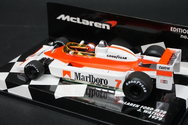 1/43 ミニチャンプス 537794307 マクラーレン フォード M28 J.ワトソン