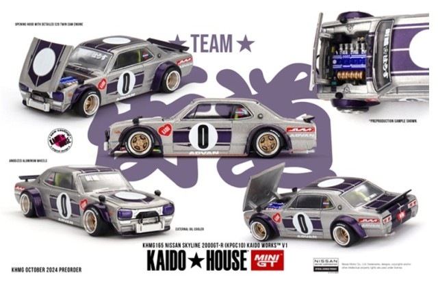 新品 KHMG165 TSM MINI-GT 1/64 日産 Nissan スカイライン GT-R(KPGC10