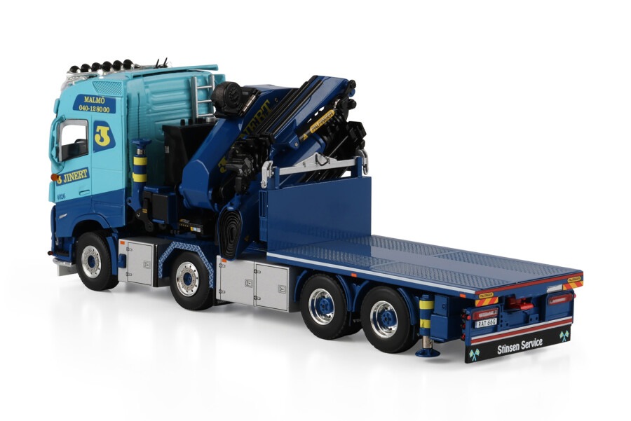 予約 01-4975 WSI 1/50 Jinert VOLVO FH5 GLOBETROTTER RIGED FLATBED