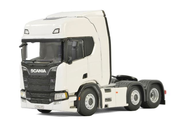 新品 03-2005 WSI 1/50 WHITE LINE SCANIA R HIGHLINE CR20H 6X2 TWIN