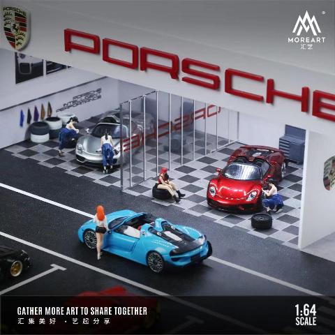 1/64 ショールームジオラマ Auto Showroom Museum (ライト付き) 1/64 R G-5726 #ジオラマ