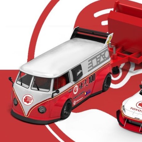 Ghost Player 1/64 フォルクスワーゲン T1 MOONEYES Volkswagen T1 Mooneyes 1:64 Ghost Player diecast scale model car