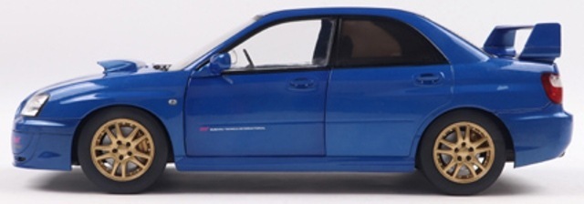 ソリド 1/18 スバル インプレッサ #5 ソリド 1/18 スバル インプレッサ WRX STI 2003 ブルー 右ハンドル