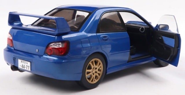 予約 S1812301 SOLIDO 1/18 スバル インプレッサ WRX STI 2003 (ブルー