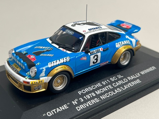 1/43 ���� E3699 �ݥ륷�� 911 SC 3L GITANE MONTE CARLO ���ƥ������꡼ 1978 #3 J. �ԥ�����-�˥��� / V. ��������