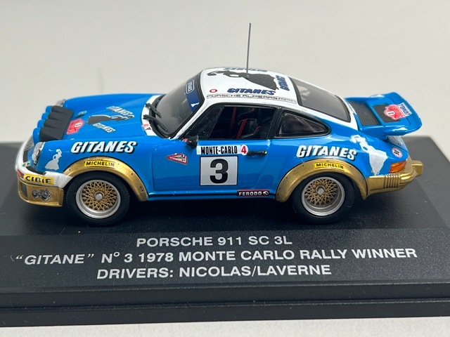 1/43 ���� E3699 �ݥ륷�� 911 SC 3L GITANE MONTE CARLO ���ƥ������꡼ 1978 #3 J. �ԥ�����-�˥��� / V. ��������