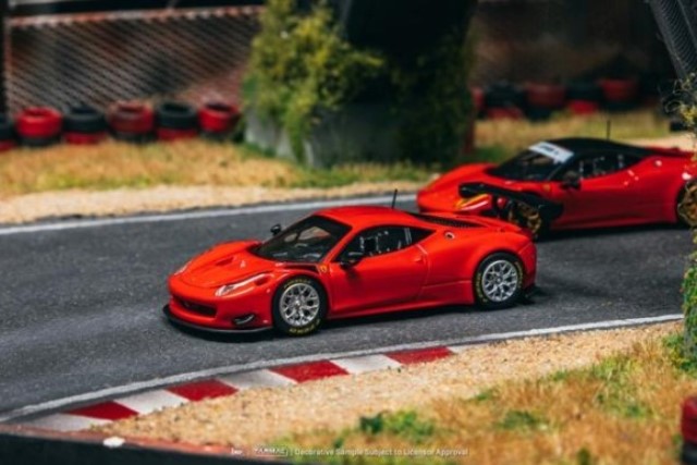 新品 T64R-074-RE Tarmac Works 1/64 フェラーリ Ferrari 458 Italia