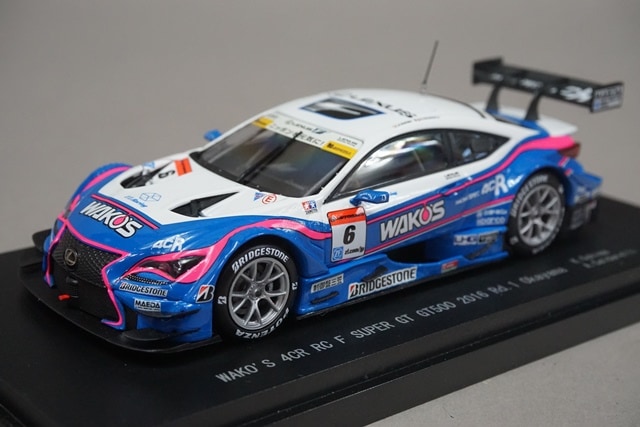 1/43 エブロ 45387 レクサス WAKO'S 4CR RC F スーパーGT GT500 Rd.1