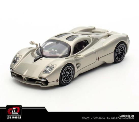 Utopia出品 新品 LCD64039-GO LCD 1/64 パガーニ Pagani Utopia ユートピア