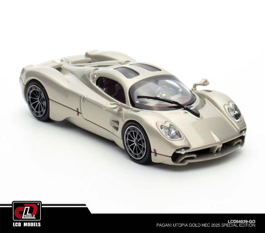新品 LCD64039-GO LCD 1/64 パガーニ Pagani Utopia ユートピア TMCS