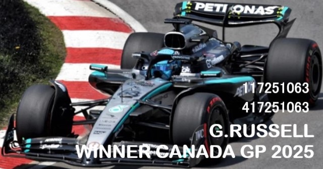 F1ミニカー1/18メルセデスAMG　ジョージラッセル モナコGP2022 F1ミニカー1/18メルセデスAMG ジョージラッセル モナコGP2022