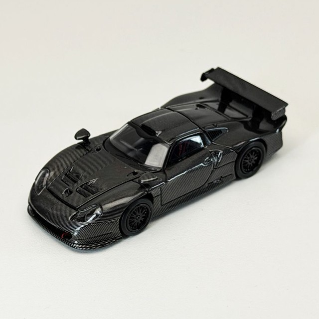 ͽ��  Transcend model 1/64  Porsche 911 GT1 24h LeMans 1997 Black Carbon Fiber Texture