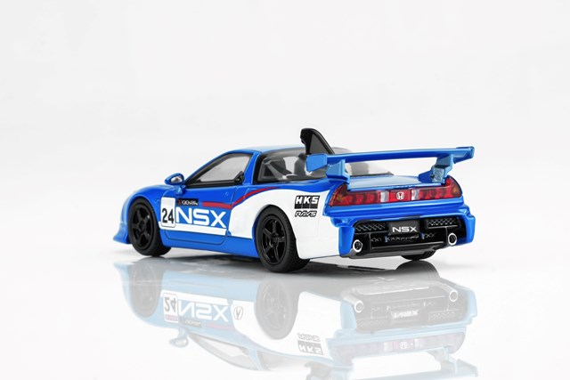 ​【限定1個】1/64フィギュア＆バイク 2種（オリジナルリペイント） 予約 M65522 モーターヘリックス 1/64 ホンダ NSX-R Custom GT Blue
