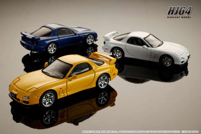 ★マツダ RX-7(FD3S) hobby japan ホビージャパン★ Hobby Japan 1:64 INITIAL D Mazda RX-7 (FD3S) Keisuke