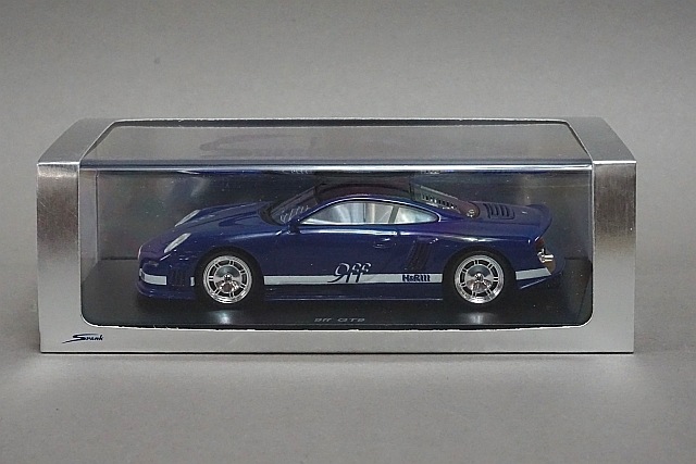 ポルシェ ミニカー 1/43 スパーク S0737 ポルシェ 9FF GT9 ブルー, Boost Gear