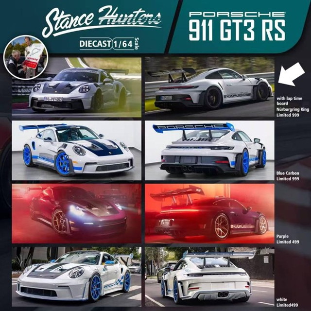 ミニカー STANCE HUNTERS RWB964 1/64 PORSCHE RWB 964 + Figure / RESIN - AKIBA - Stance Hunters 1