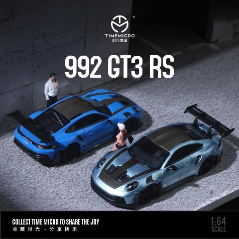 ���� TM644635-1 TimeMicro TM 1/64 �ݥ륷�� Porsche 992 GT3 RS Glacier Blue �ե����奢�դ�