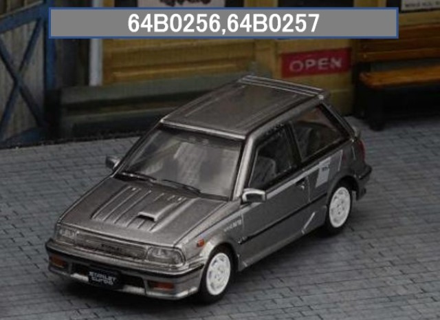 新品 64B0256 BM CREATIONS 1/64 トヨタ スターレット ターボ S 1988