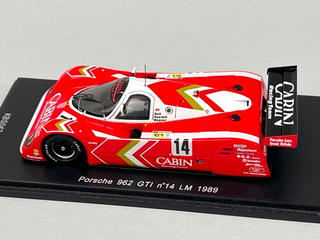 特注 スパーク ポルシェ 962C GTi 1990 WSPC 鈴鹿 キャビン 1/43 スパーク KBS042 国際貿易特注 ポルシェ 962 GTI ルマン 1989 #14