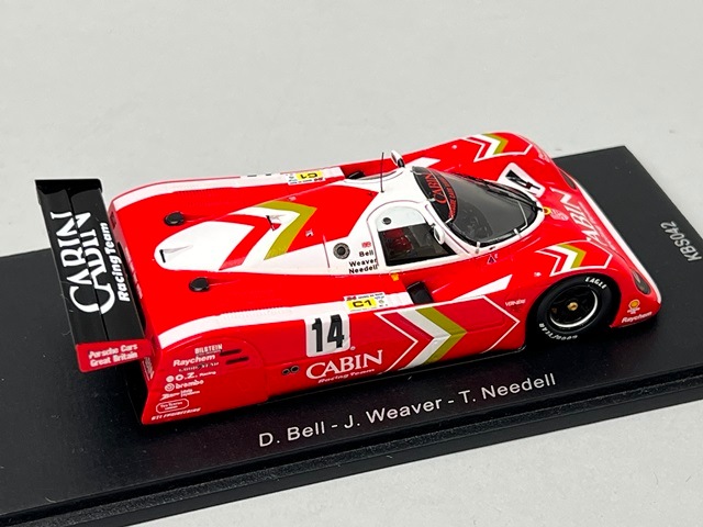 1/43 スパーク KBS042 国際貿易特注 ポルシェ 962 GTI ルマン 1989 #14 1/43 スパーク KBS042 国際貿易特注 ポルシェ 962 GTI ルマン 1989 #14