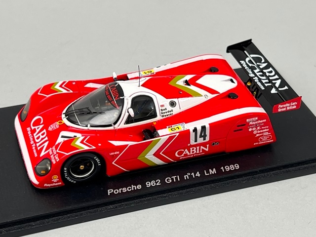1/43 スパーク KBS042 国際貿易特注 ポルシェ 962 GTI ルマン 1989 #14