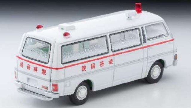 新品 LV-N大都会01 トミーテック 1/64 日産キャラバン 救急車 (渋谷
