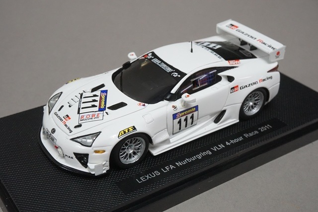 1/43 エブロ 44629 レクサス LFA Nurburgring VLN 4H レース 2011 #111