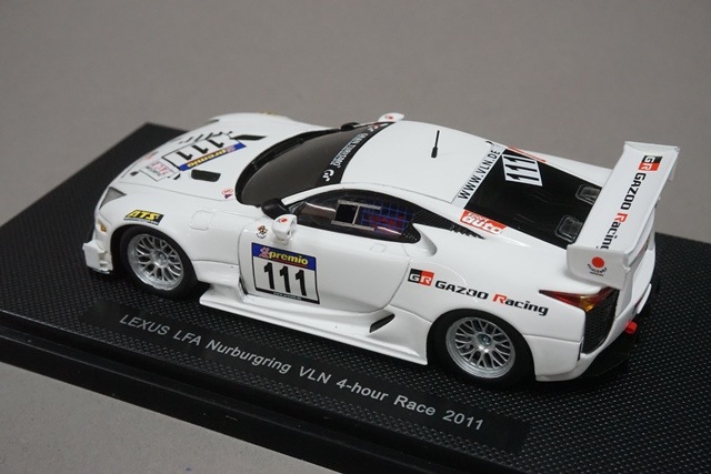 エブロ　レクサスＬＦA モデルカーの店 Mcクラスタ ニュル/スパ 開催レース 1/43 エブロ