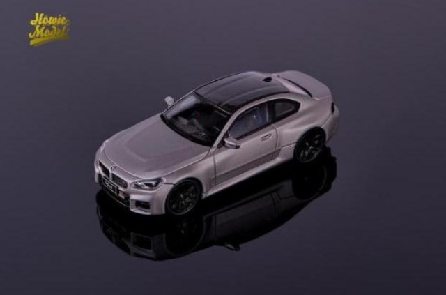新品 Howie Model 1/64 BMW M2 G87 Frosted Gray (Metallic Paint
